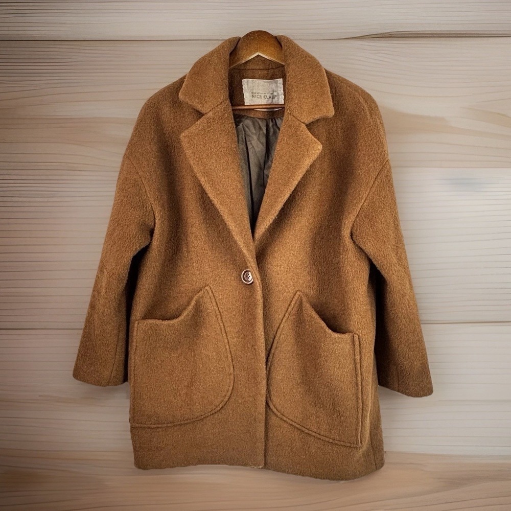 Brown Wool Designer Jacket